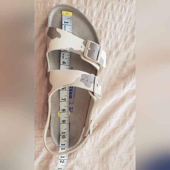 NEW BIRKENSTOCK MILANO SOFT FOOTBED BIRKO-FLOR DESERT SOIL GRAY/TAUPE SZ 9 US - Picture 11 of 11